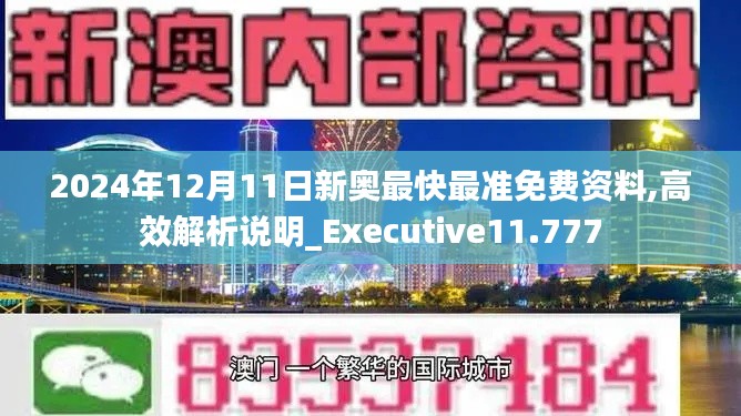 2024年12月11日新奥最快最准免费资料,高效解析说明_Executive11.777