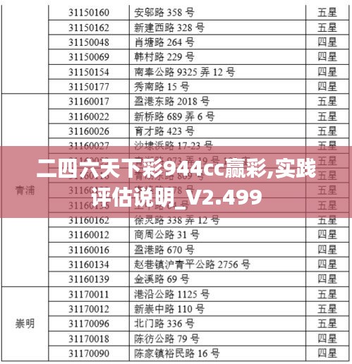 二四六天下彩944cc赢彩,实践评估说明_V2.499