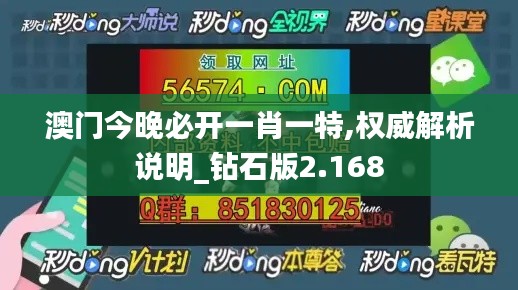 澳门今晚必开一肖一特,权威解析说明_钻石版2.168