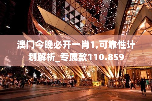 澳门今晚必开一肖1,可靠性计划解析_专属款110.859