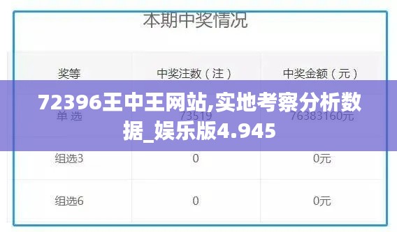 72396王中王网站,实地考察分析数据_娱乐版4.945