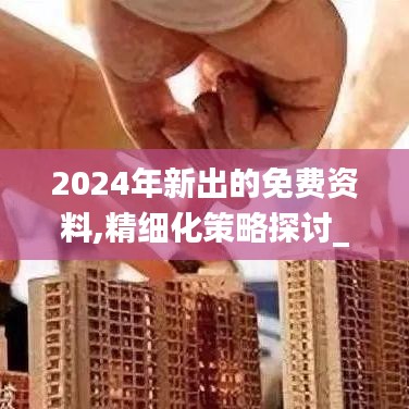 2024年新出的免费资料,精细化策略探讨_精英版3.520