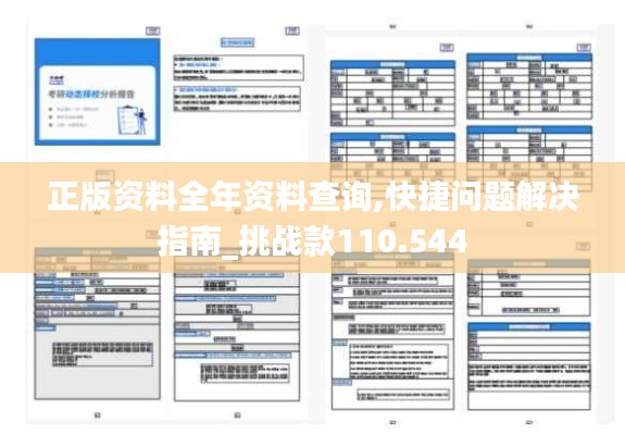 正版资料全年资料查询,快捷问题解决指南_挑战款110.544