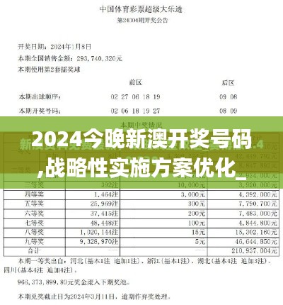 2024今晚新澳开奖号码,战略性实施方案优化_游戏版10.952