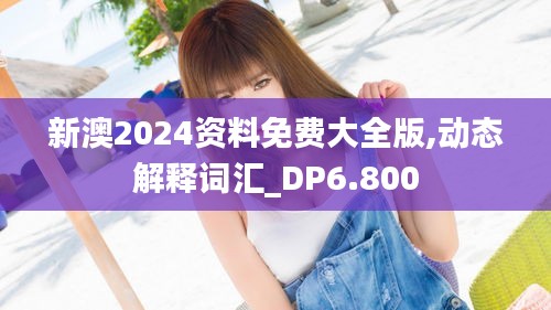 新澳2024资料免费大全版,动态解释词汇_DP6.800