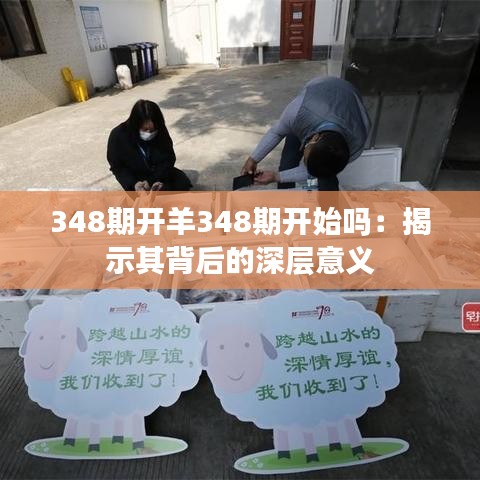 348期开羊348期开始吗：揭示其背后的深层意义