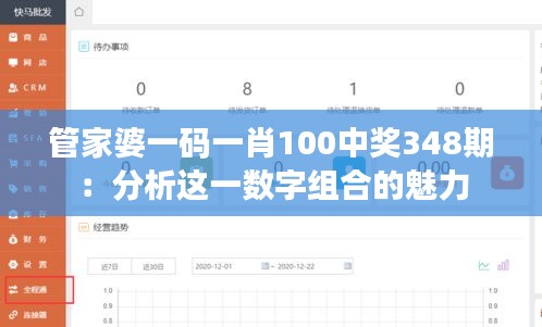 管家婆一码一肖100中奖348期：分析这一数字组合的魅力