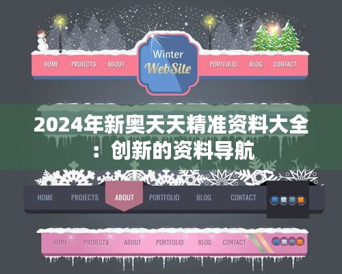 2024年新奥天天精准资料大全：创新的资料导航