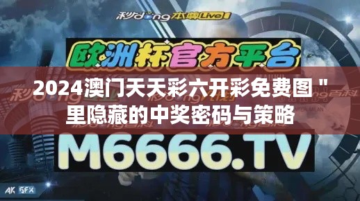 2024澳门天天彩六开彩免费图＂里隐藏的中奖密码与策略