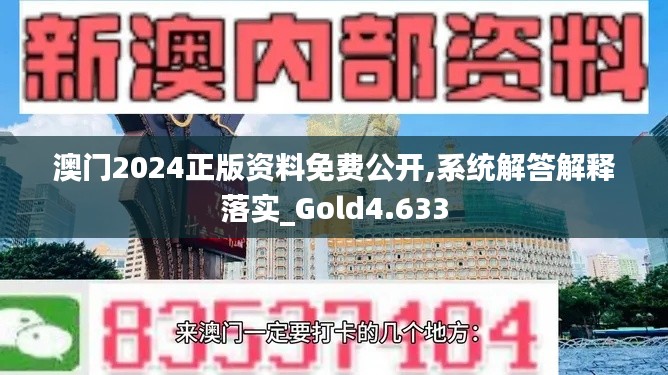 澳门2024正版资料免费公开,系统解答解释落实_Gold4.633