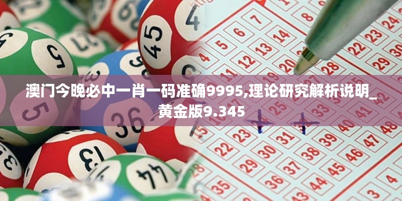 澳门今晚必中一肖一码准确9995,理论研究解析说明_黄金版9.345