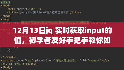 12月13日初学者指南，手把手教你使用jq实时获取input的值