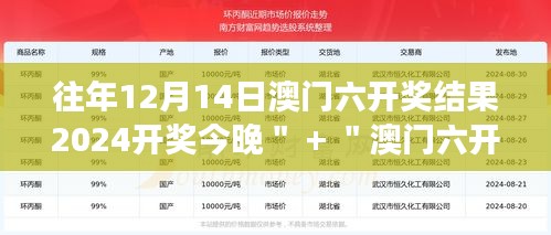 往年12月14日澳门六开奖结果2024开奖今晚＂ + ＂澳门六开奖的激情与期待，今晚共同见证历史！