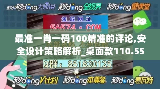 最准一肖一码100精准的评论,安全设计策略解析_桌面款110.556