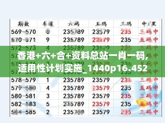 香港+六+合+资料总站一肖一码,适用性计划实施_1440p16.452