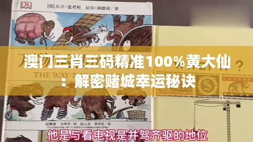 澳门三肖三码精准100%黄大仙：解密赌城幸运秘诀