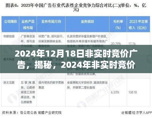 揭秘与深度解析，2024年非实时竞价广告策略展望与实战指南