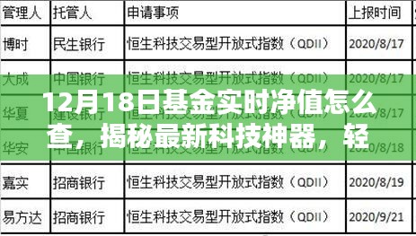 揭秘最新科技神器，一键轻松掌握基金实时净值查询方法（最新更新）