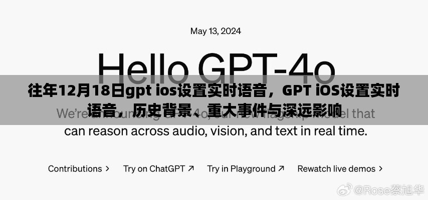 GPT iOS实时语音设置的历史背景、重大事件与深远影响，历年12月18日的里程碑事件回顾