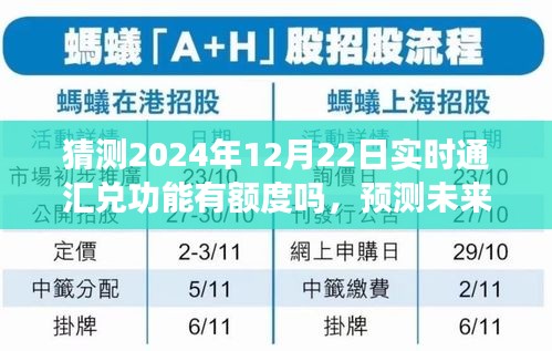 2024年12月22日实时通汇兑功能额度预测与解析