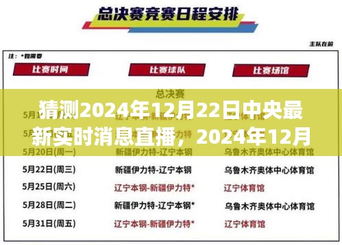 时代脉搏的跃动，解读中央最新实时消息直播，预测未来走向