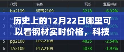 智能钢材价格追踪系统，实时掌控，一览历史12月22日钢材价格动态