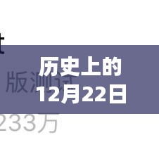 历史上的12月22日，点播软件和实时软件的诞生与发展回顾