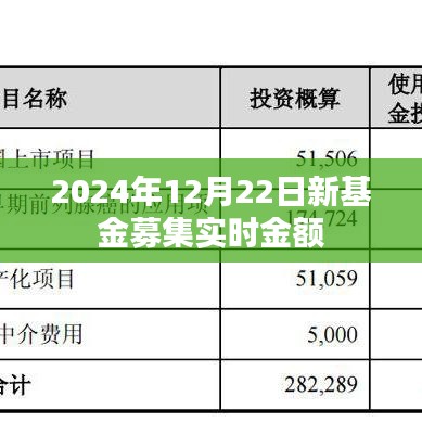 建议，新基金募集实时金额动态，截至2024年12月22日