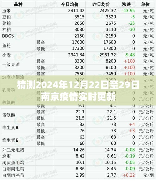 南京疫情最新动态，预测至2024年12月29日实时更新情况