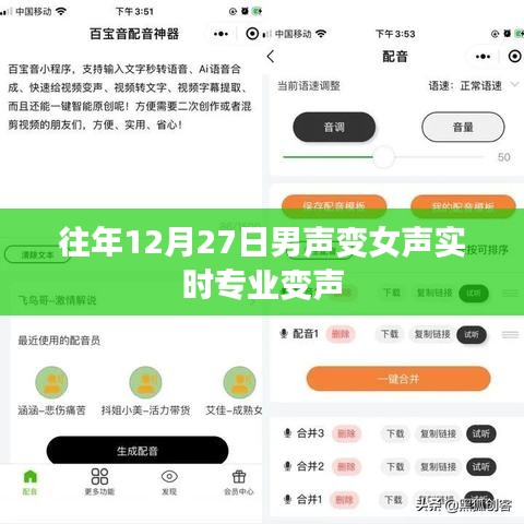 男声变女声专业实时变声技巧揭秘