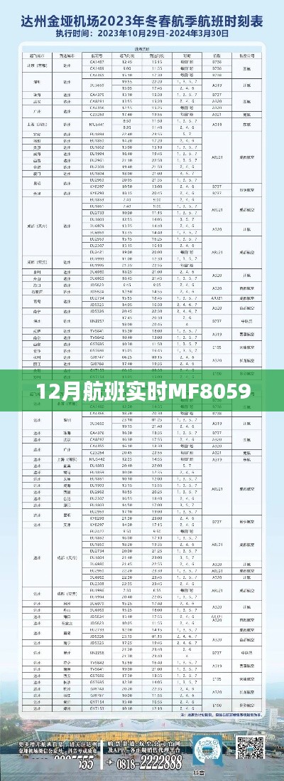 12月MF8059航班实时动态查询