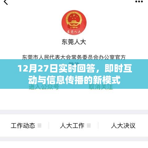 实时互动与信息传播的新模式，即时回答的新篇章