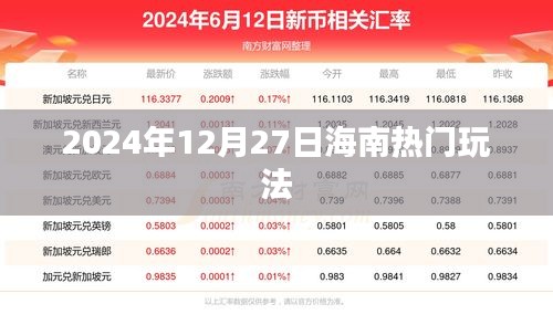 海南热门玩法大揭秘，探索之旅，尽在2024年12月27日