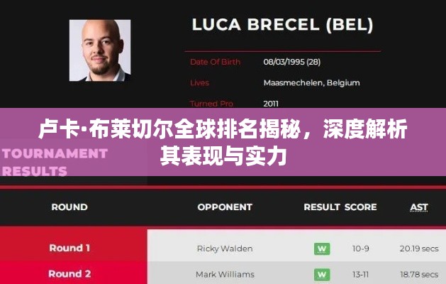 卢卡·布莱切尔全球排名揭秘，深度解析其表现与实力