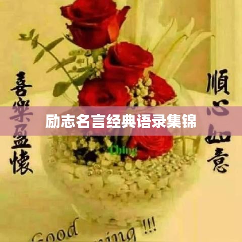 励志名言经典语录集锦