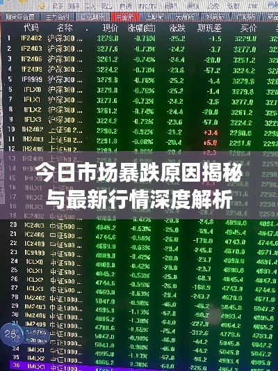 今日市场暴跌原因揭秘与最新行情深度解析