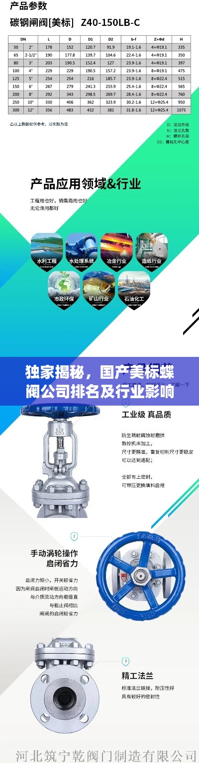独家揭秘，国产美标蝶阀公司排名及行业影响力重磅榜单