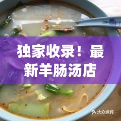 独家收录！最新羊肠汤店名大全，让你挑花眼！