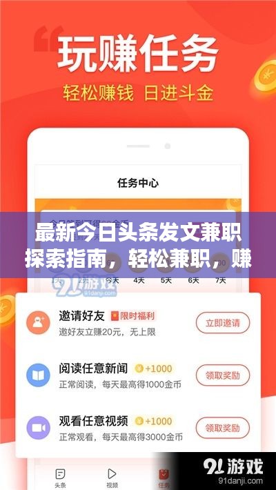 最新今日头条发文兼职探索指南，轻松兼职，赚钱攻略大揭秘！