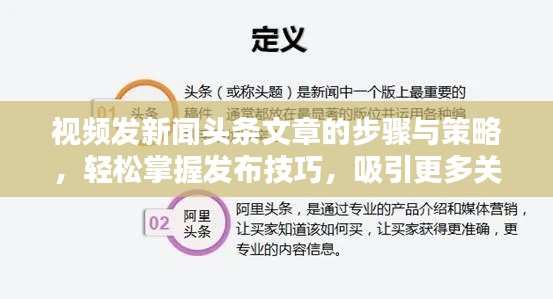 视频发新闻头条文章的步骤与策略，轻松掌握发布技巧，吸引更多关注！